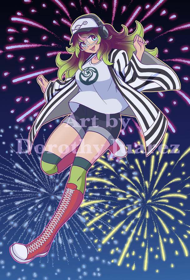 Lighthouse Matsuri 2023 - Rika badge commission