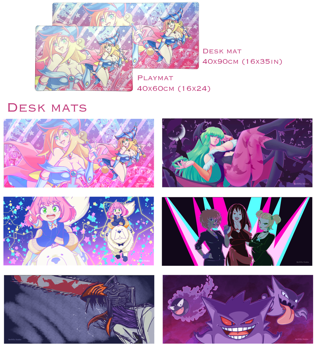 Desk mat catalog Desk mats